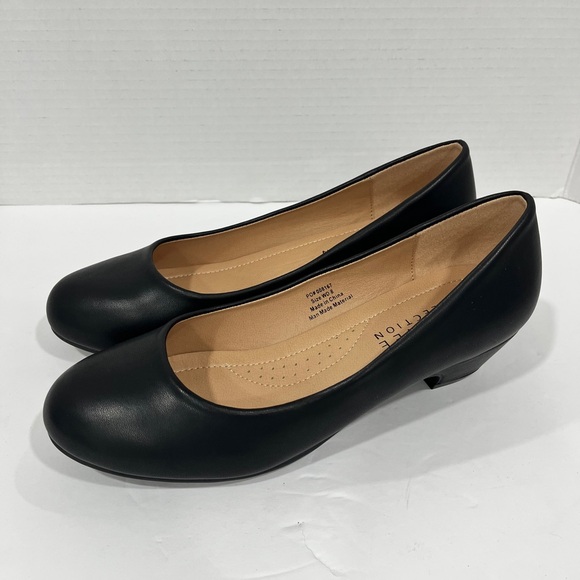 Journee Collection‎ Womens Saar Block Heel Pumps. 8W. Black - Picture 3 of 8